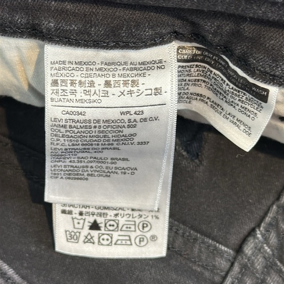 Levi's 311 Shaping Straight Jeans Size 33 - Picture 8 of 9